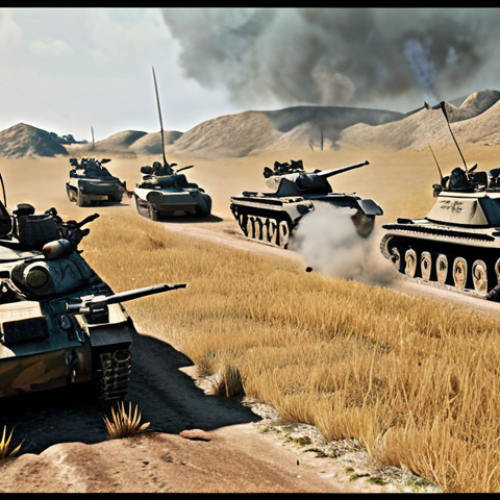 Home 4 **
"Top War battlefield, strategic unit placement, rare units forming a powerful front line, tactical overview, emphasis on synergy, vibrant colors, dynamic action."
**