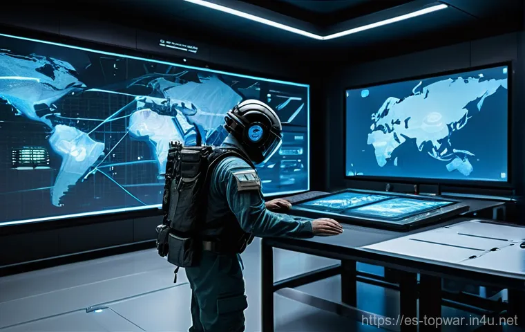 top war 오프라인 상태 활용법 - **Prompt: Impenetrable Offline Defense**
    A wide shot of a highly fortified, futuristic military ...