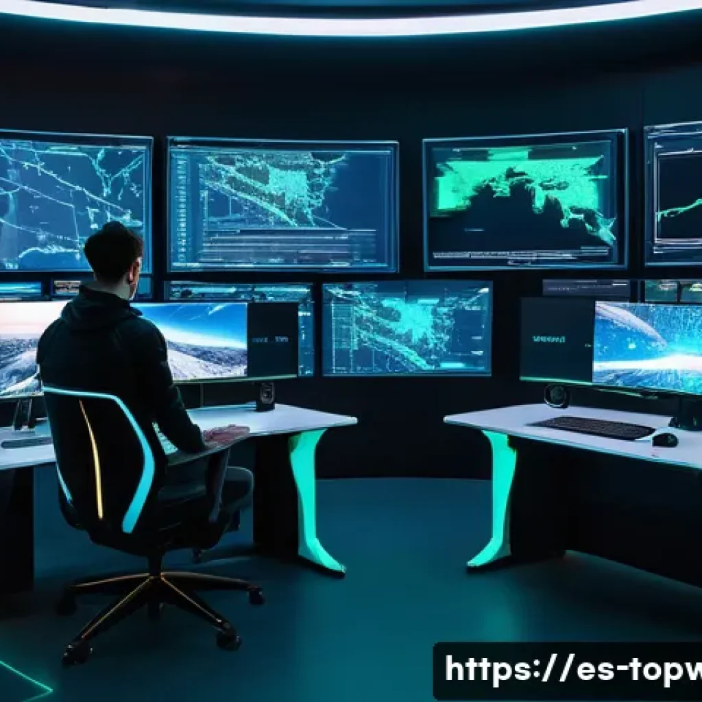 top war 전투 기록 분석 - **Strategic Data Analyst in a Futuristic Command Center.**
"A young adult, approximately 25-30 y...